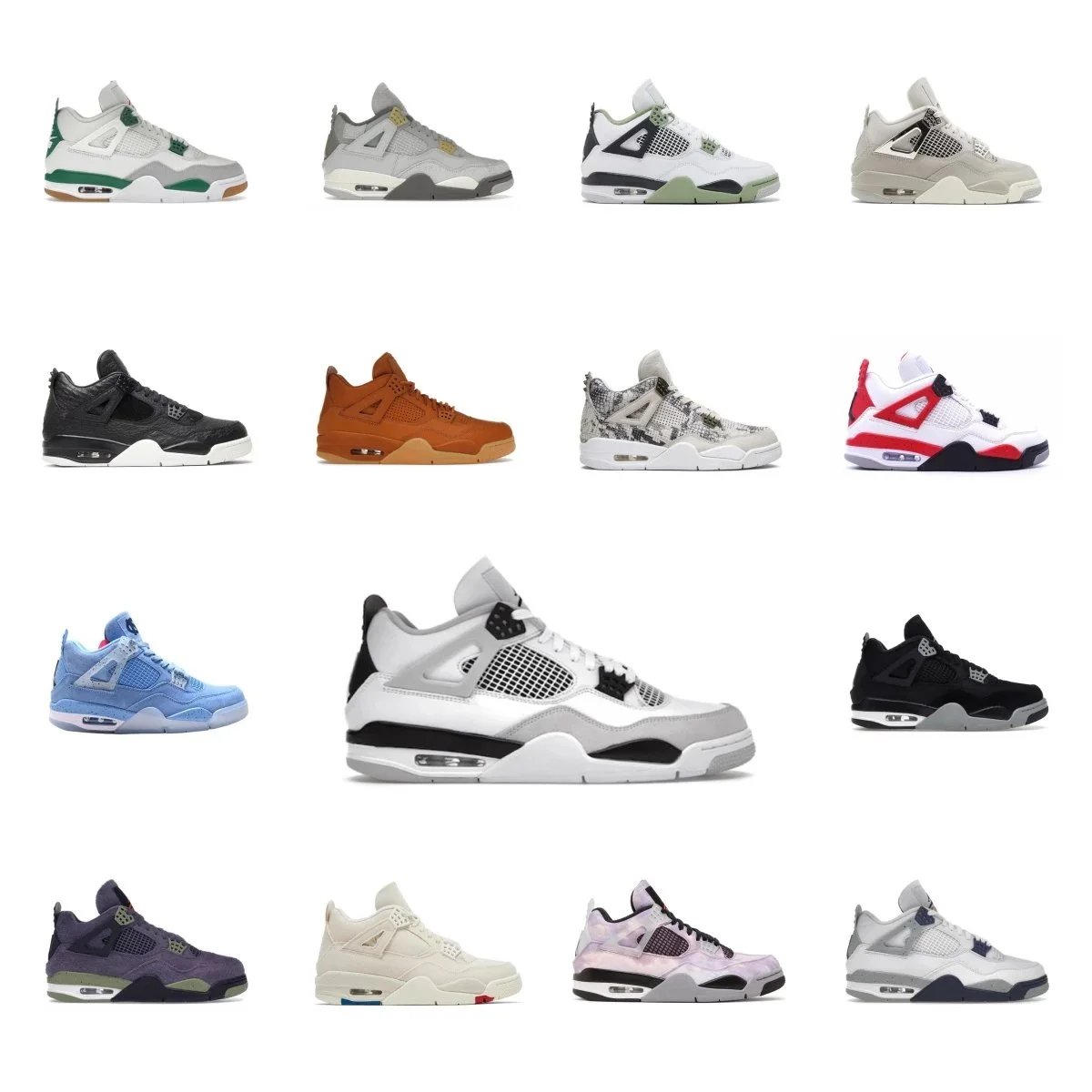 Air Jordan 4 AJ4[30 Colors]