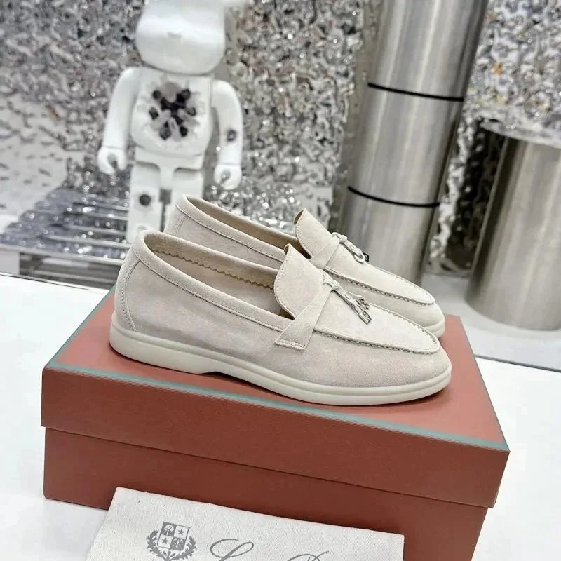 Loro plana loafers - Thumbnail 6