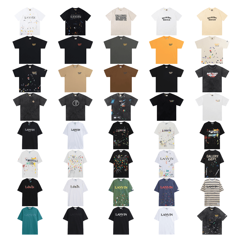 LANVIN T-Shirt / Gallery Dept T-shirt Tee (40 Style)