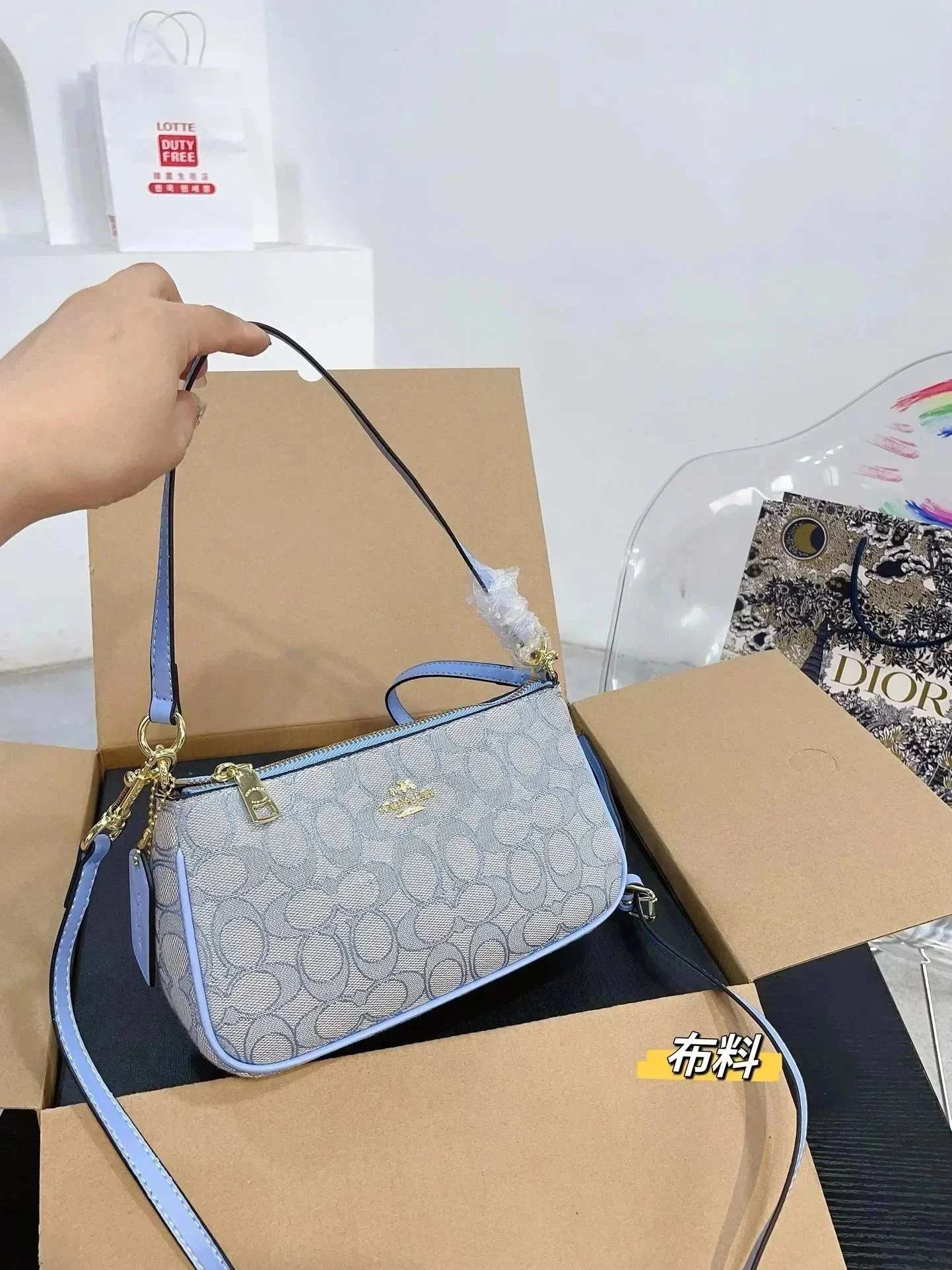 Gucci Hermes Prada genuine leather bag - Thumbnail 9