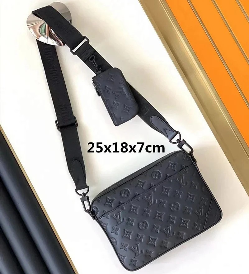 LV CHAIN genuine leather bag - Thumbnail 10