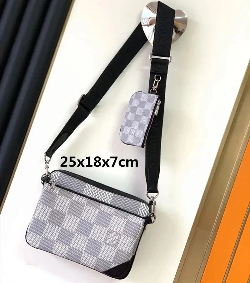 LV CHAIN genuine leather bag - Thumbnail 6
