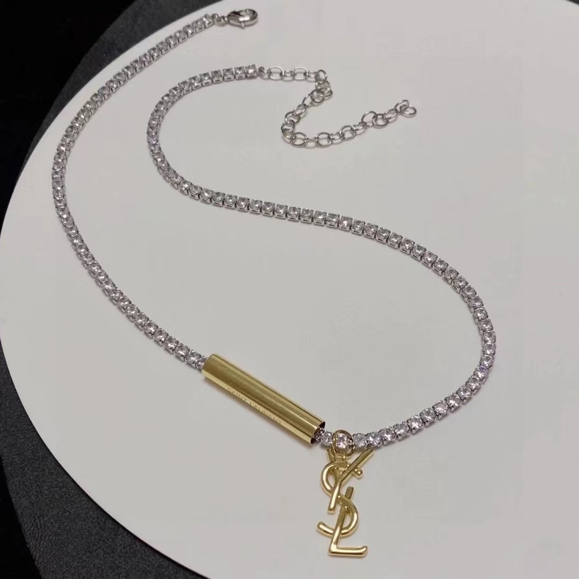 Saint Laurent Fashion Necklace - Thumbnail 4