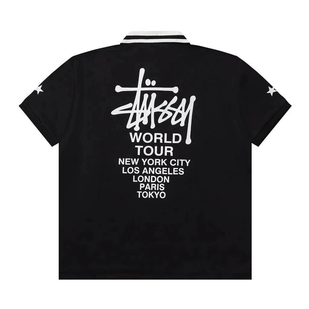 Stussy Polo T-shirt TEE ( 38 + styles) - Thumbnail 3