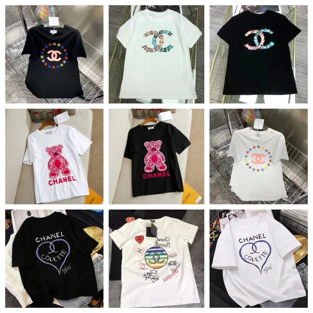Chanel T-shirt/Hoodie（34 STYLE TOP）