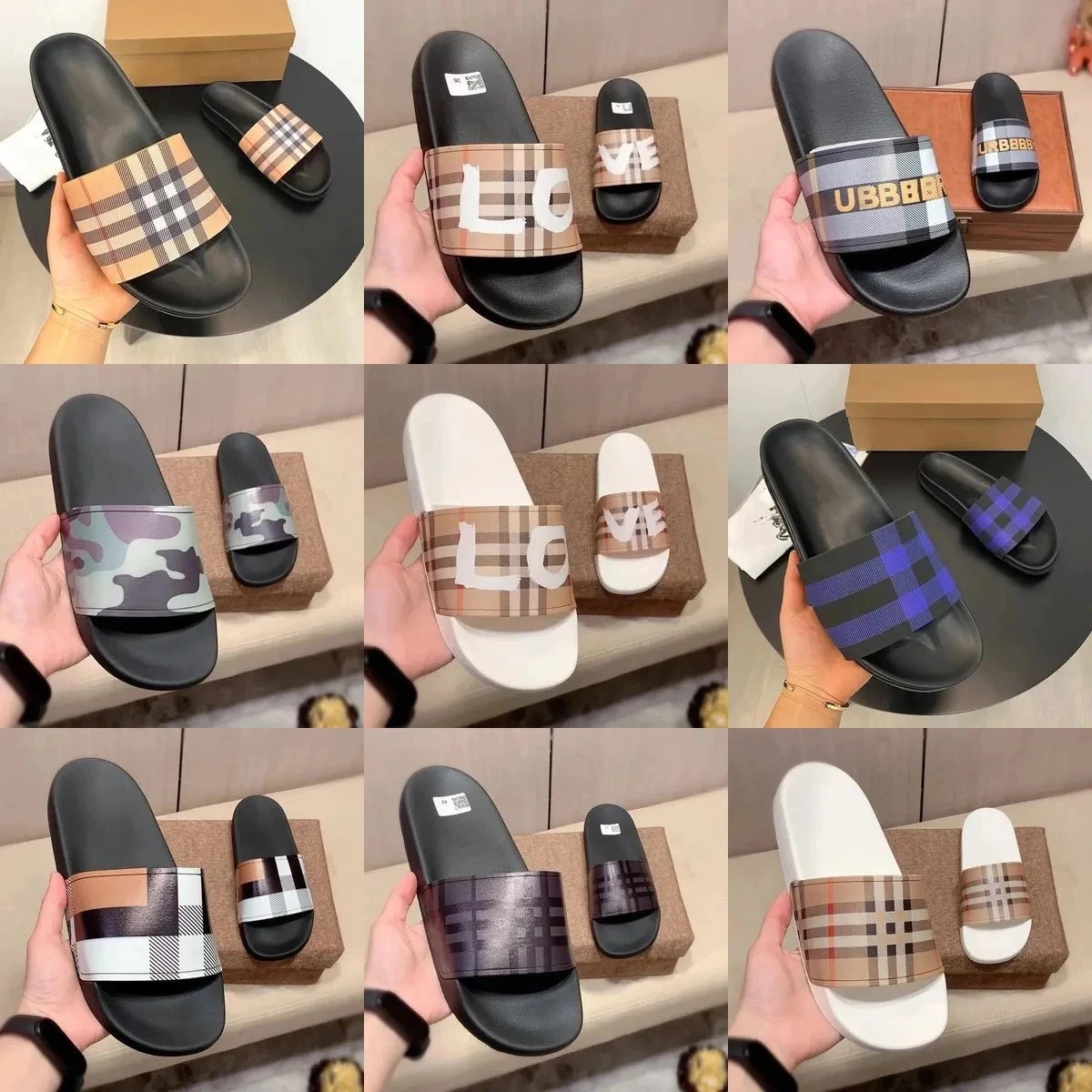 Burberry Summer Slippers Sandals Shoes ( 26 + styles)