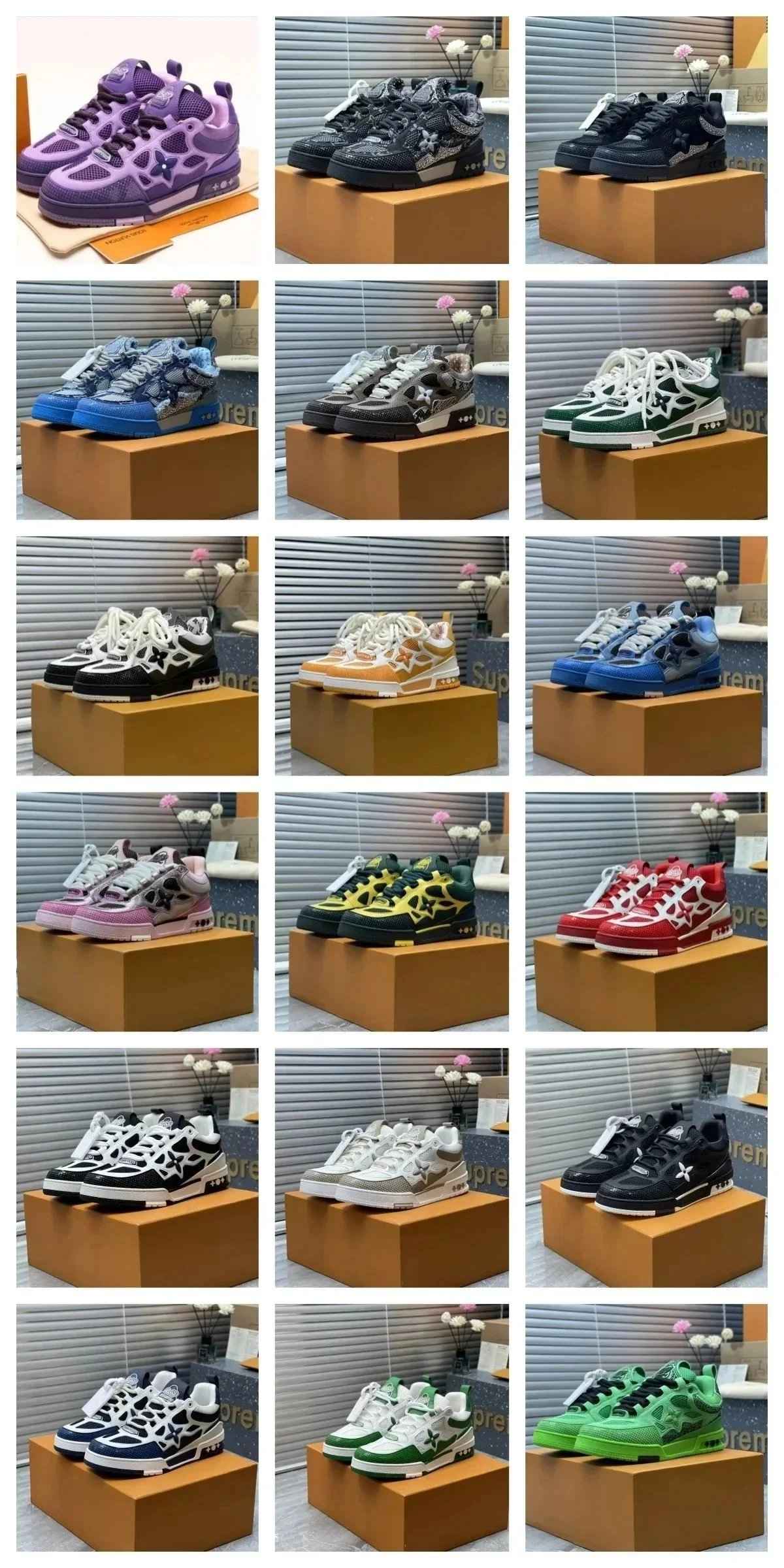 Louis vuitton sneakers LV Skate Top version