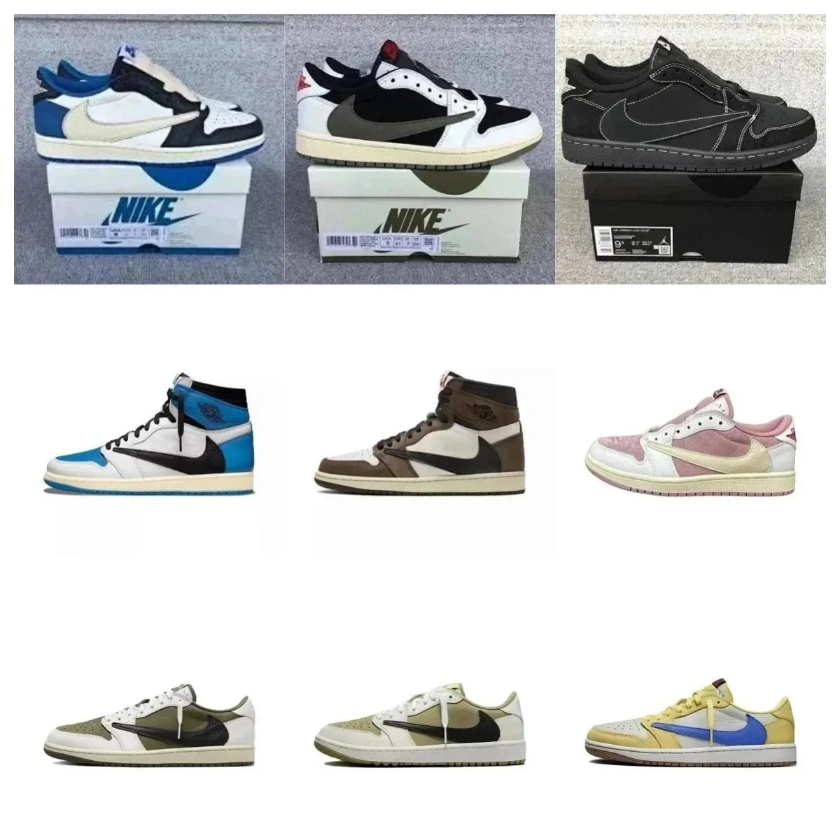 Travis Scott x Air Jordan 1 16style High version