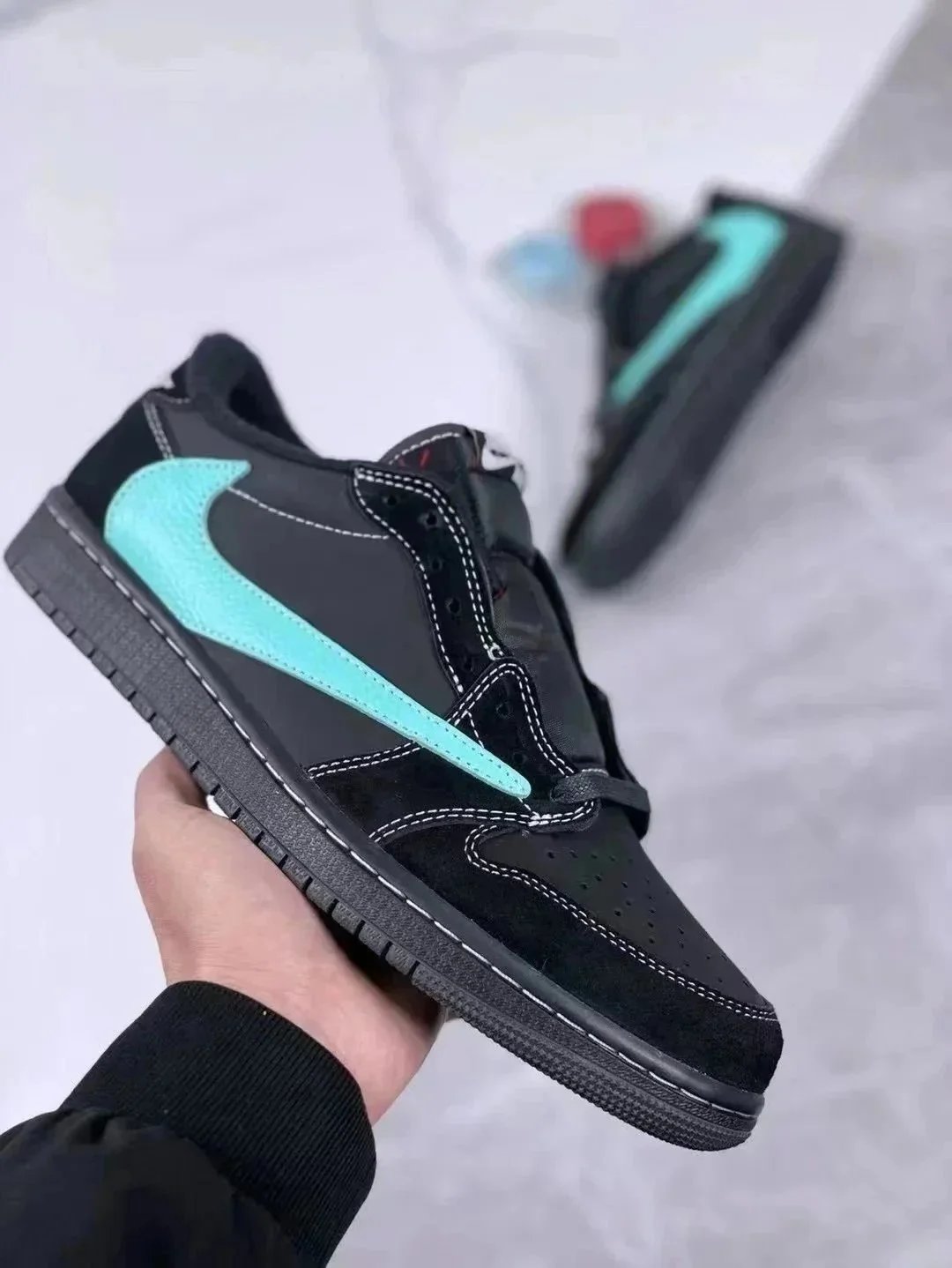 Travis Scott x Air Jordan 1 16style High version - Thumbnail 3