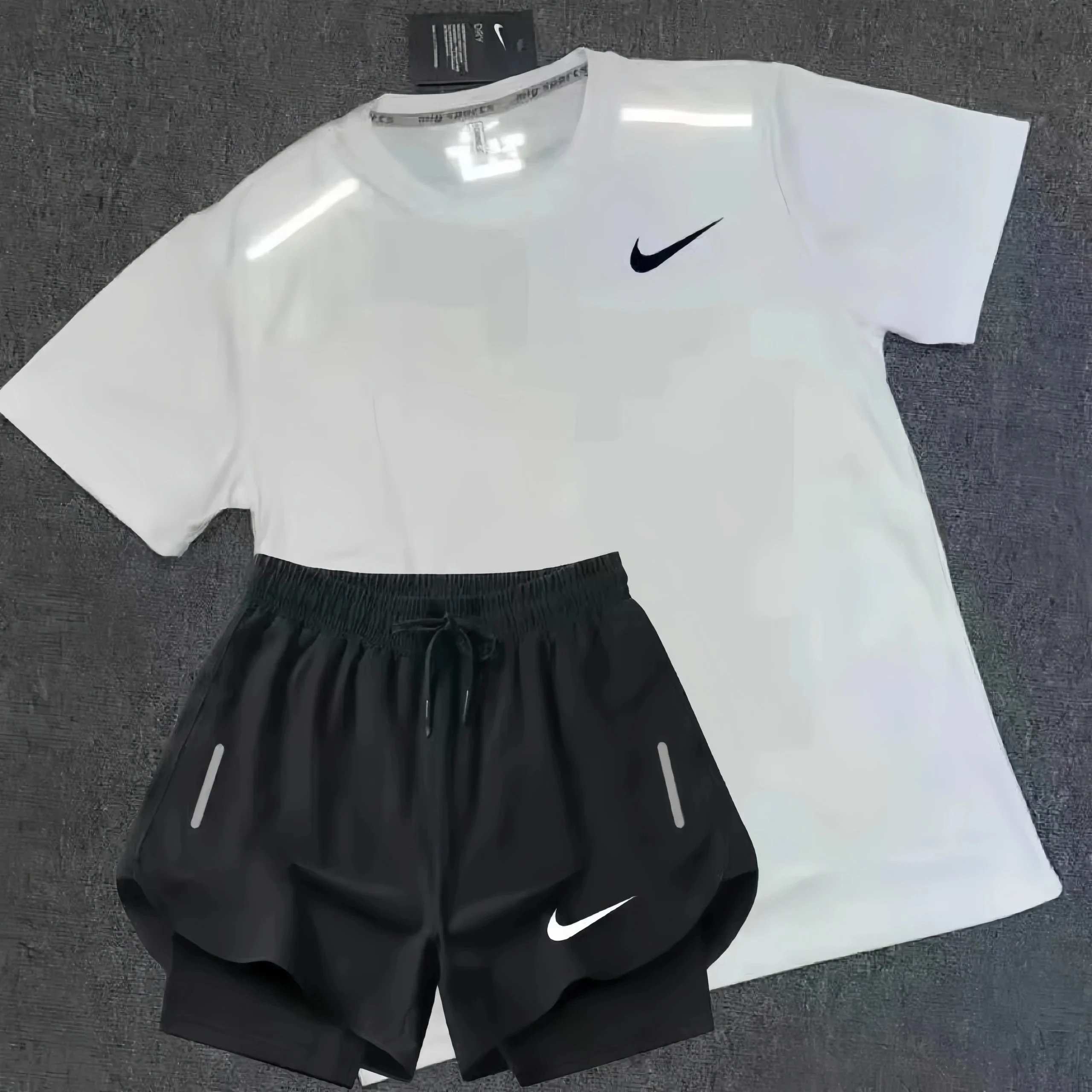 Nike Sports T-shirt & Shorts Set ( 16 + styles) - Thumbnail 5
