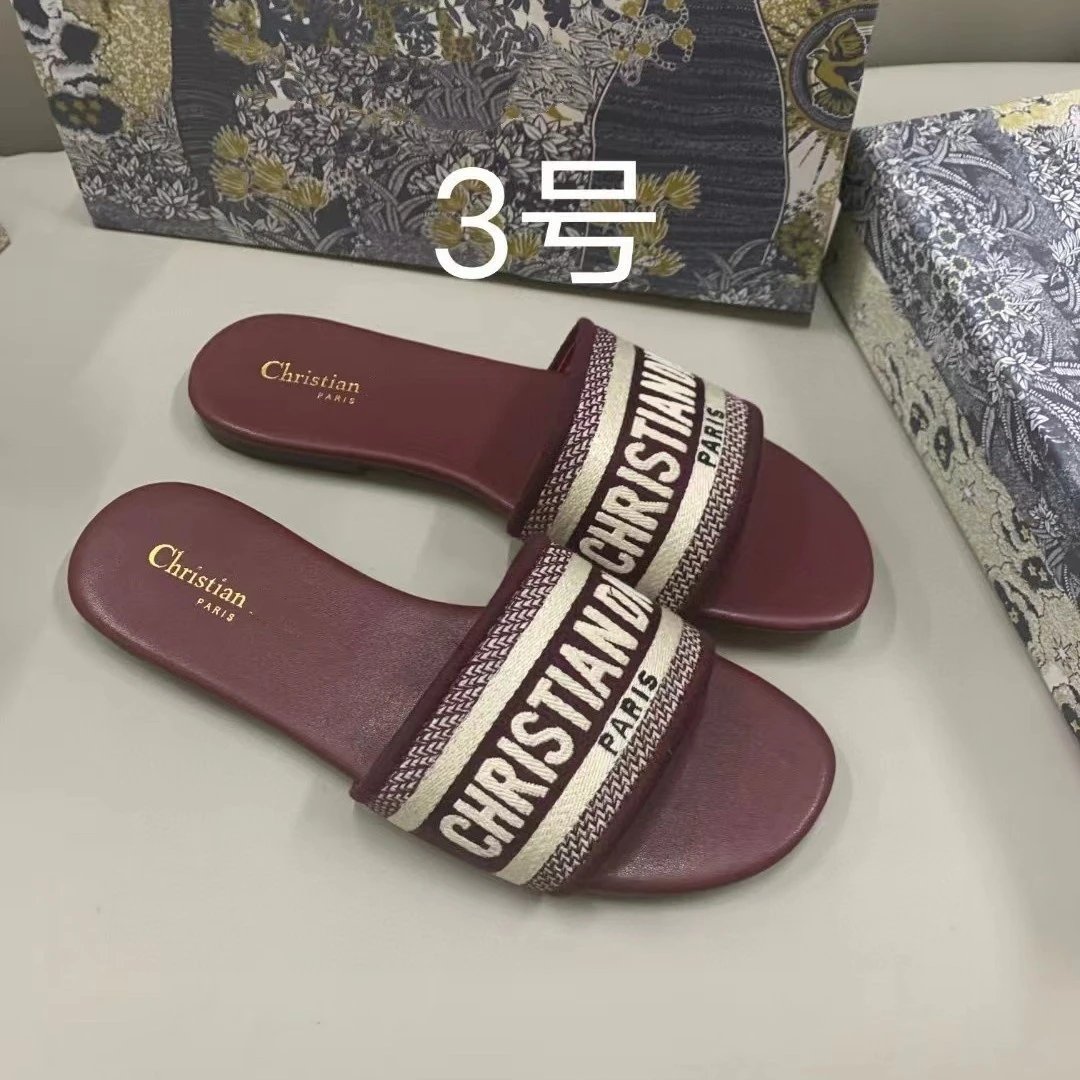 Dior slippers( 36 + styles) - Thumbnail 4