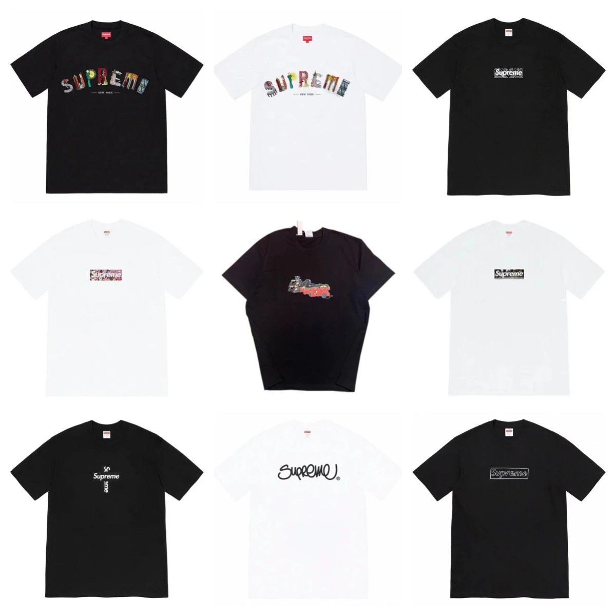 Supreme Burberry collaboration T-shirt TEE ( 40 + styles)