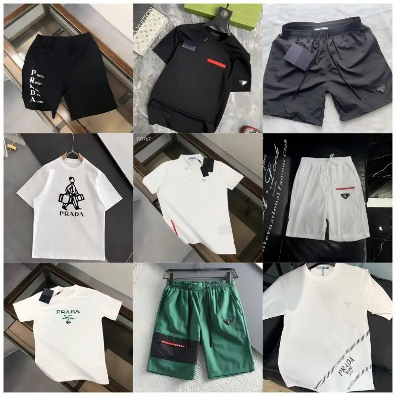 Prada POLO t-shirt Shorts Suits （40 style）