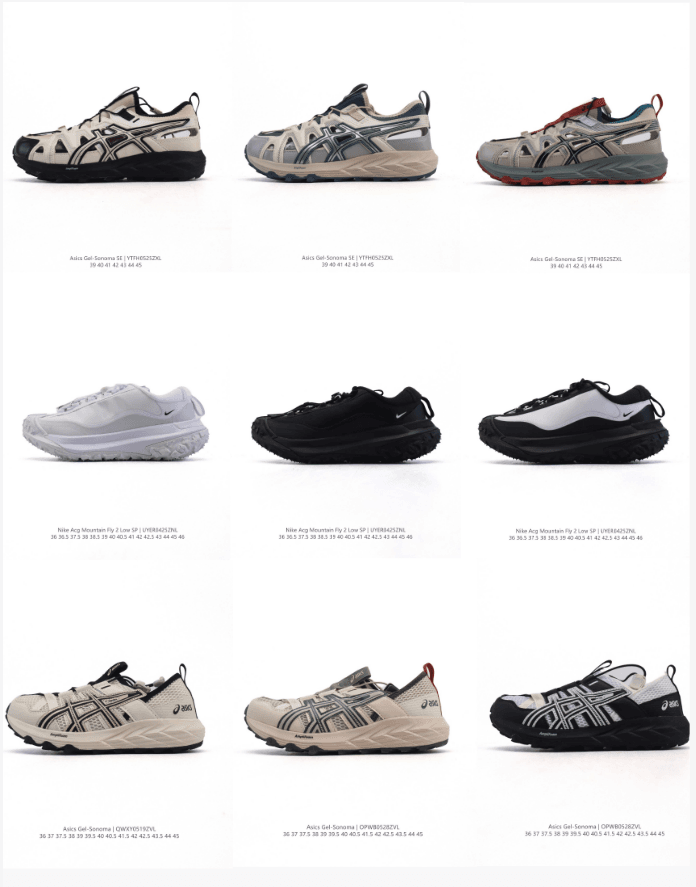 Asics /HOKA sandals River trekking shoes