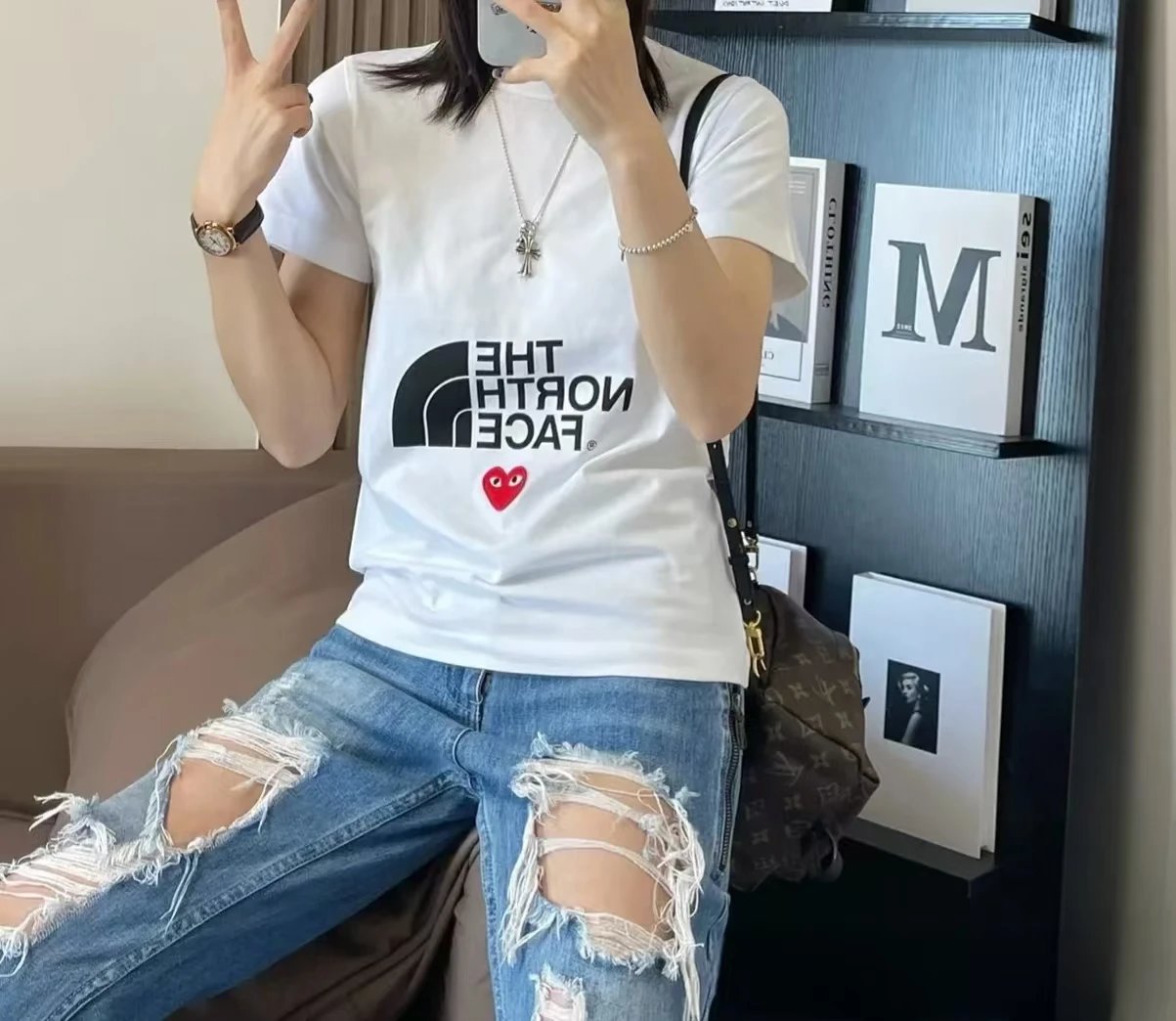 Comme des Garçons Play T-shirts tee （40） - Thumbnail 4