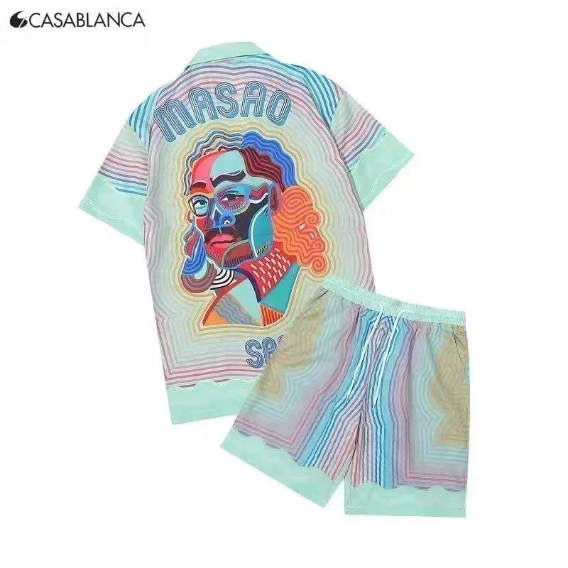 Comfortable short-sleeved suit - Thumbnail 4