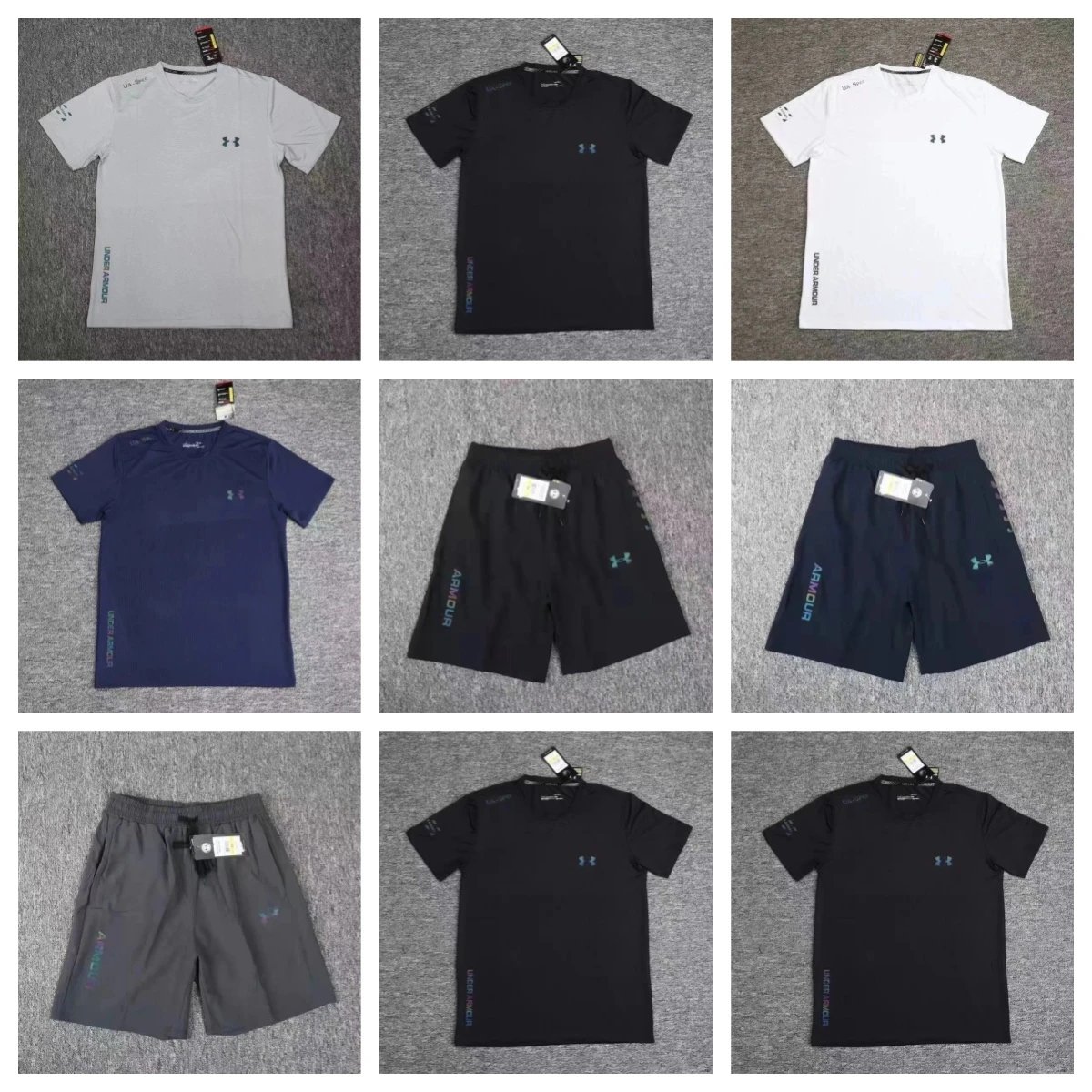 Under Armor short sleeves and shorts