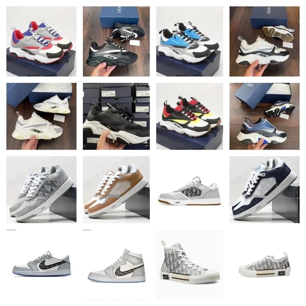 Dior B22 low top high top shoes series