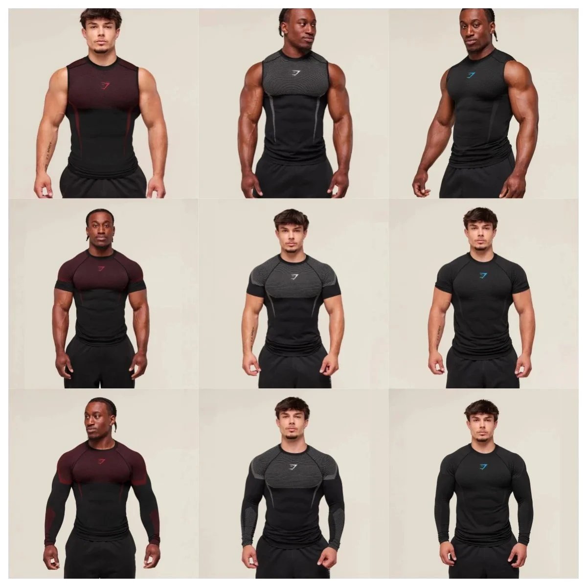 Gymshark vest/T-shirt （40style）