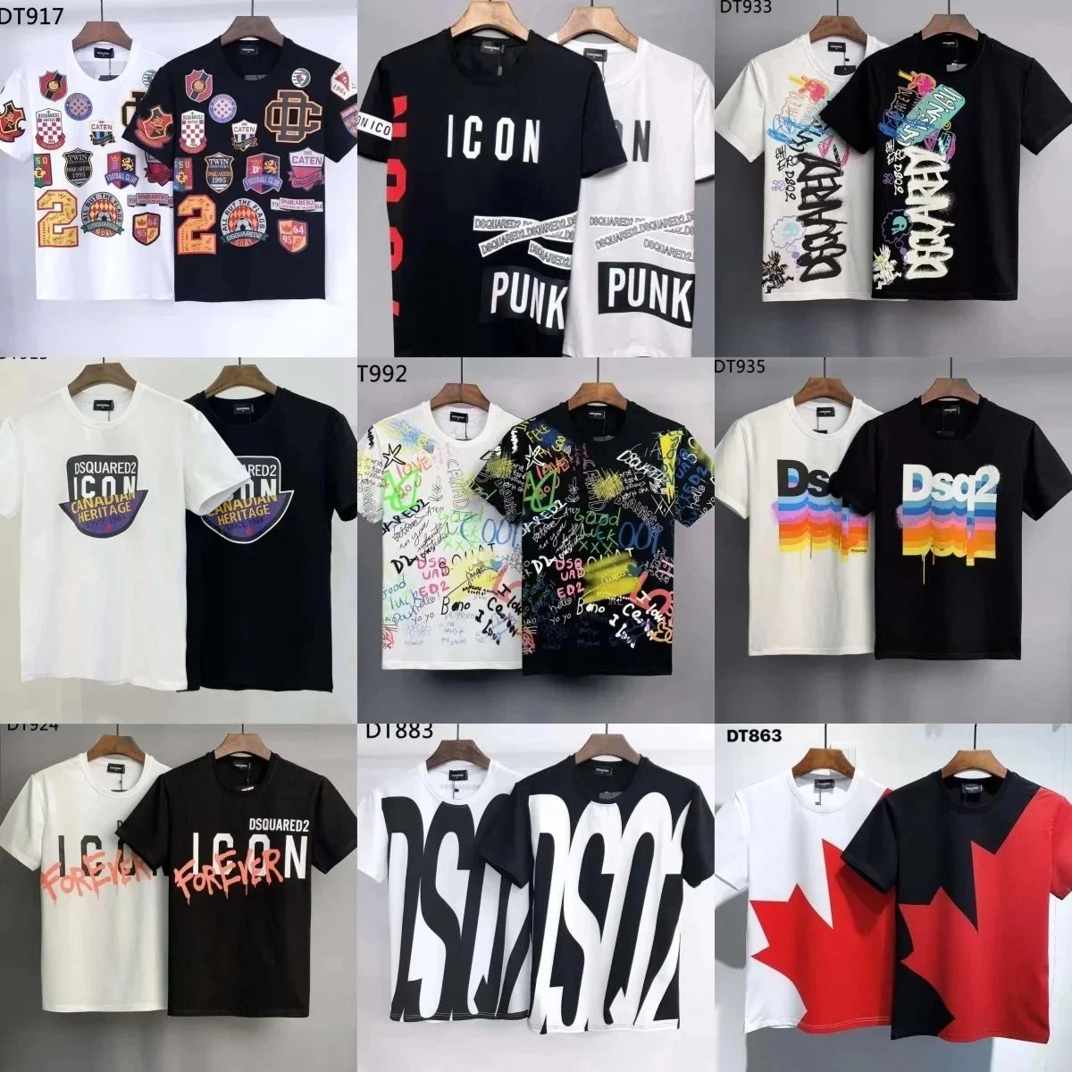 Dsquared2 T-shirt Tee （40 Styles）