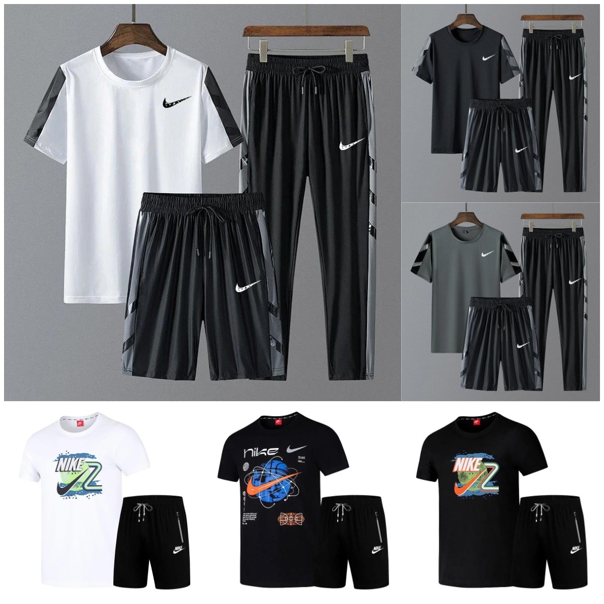 Nike ice silk sportswear cooling suit/T-shirt/shorts