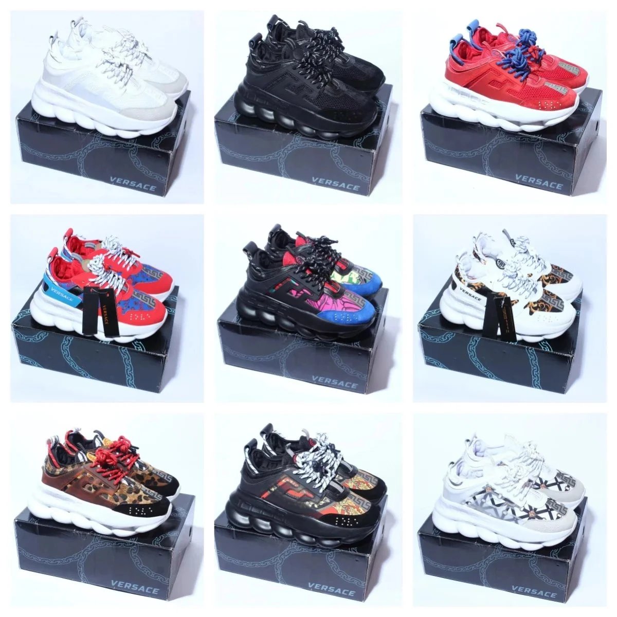 VERSACE CHAIN SNEAKERS