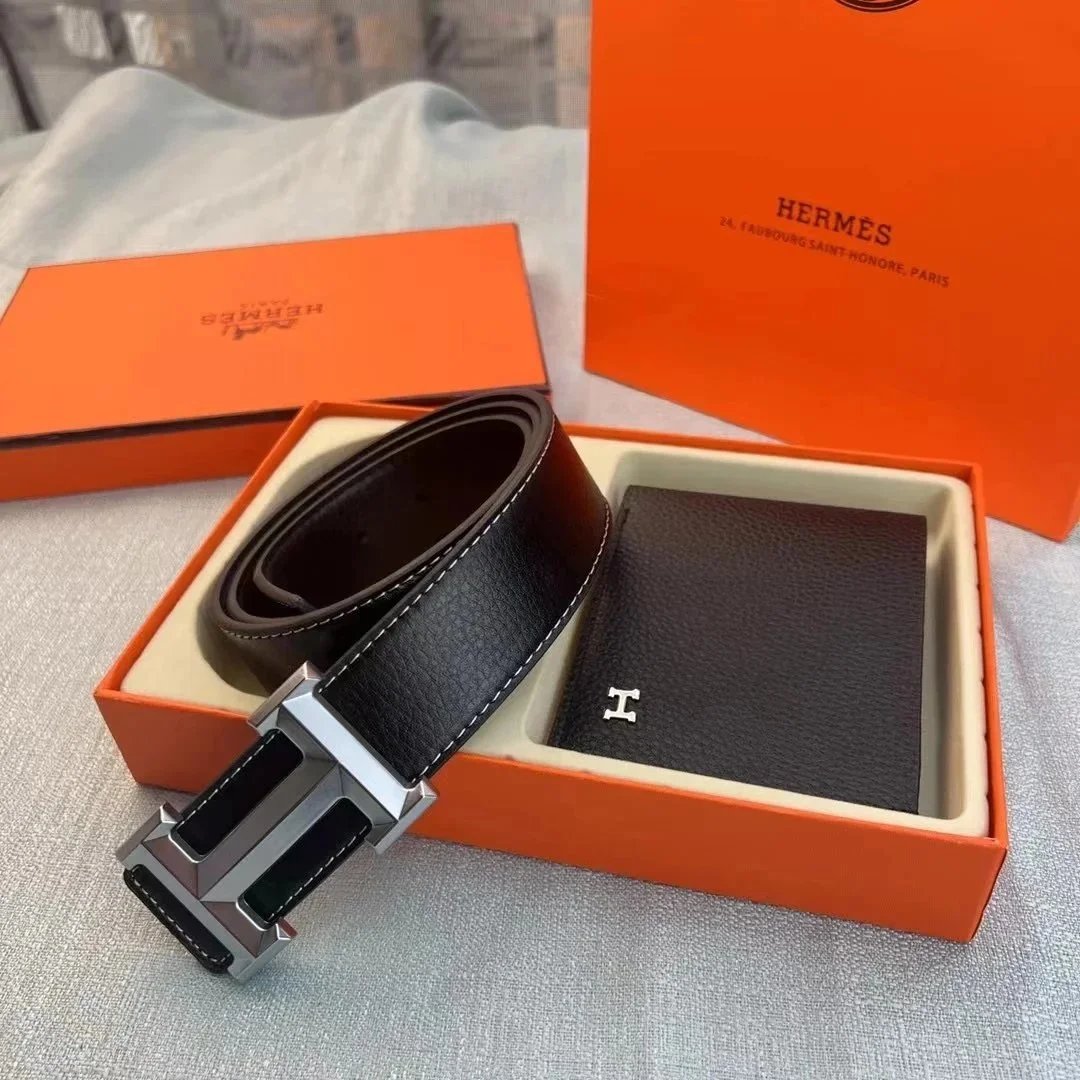 Burberry Hermes Belt - Thumbnail 9