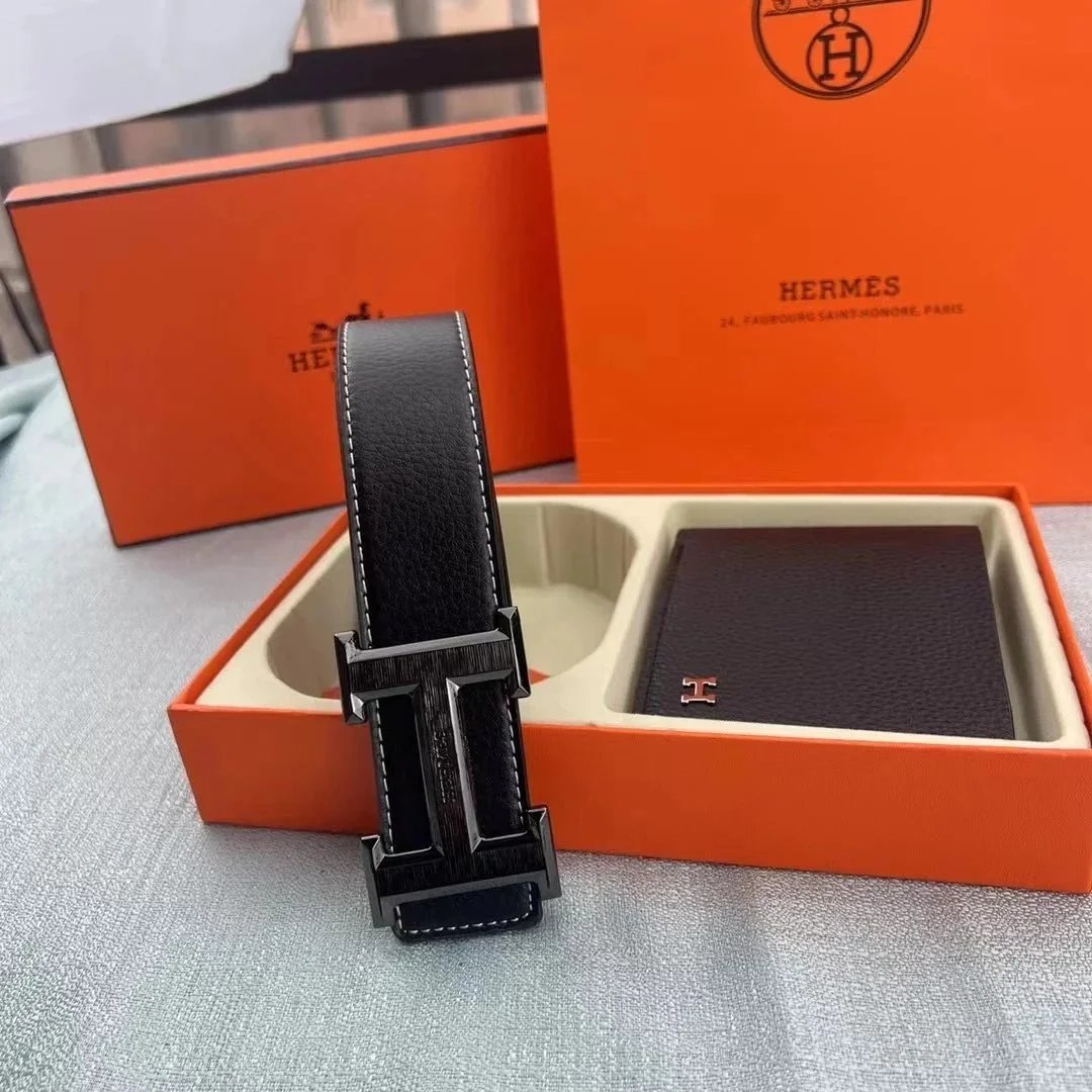 Burberry Hermes Belt - Thumbnail 2