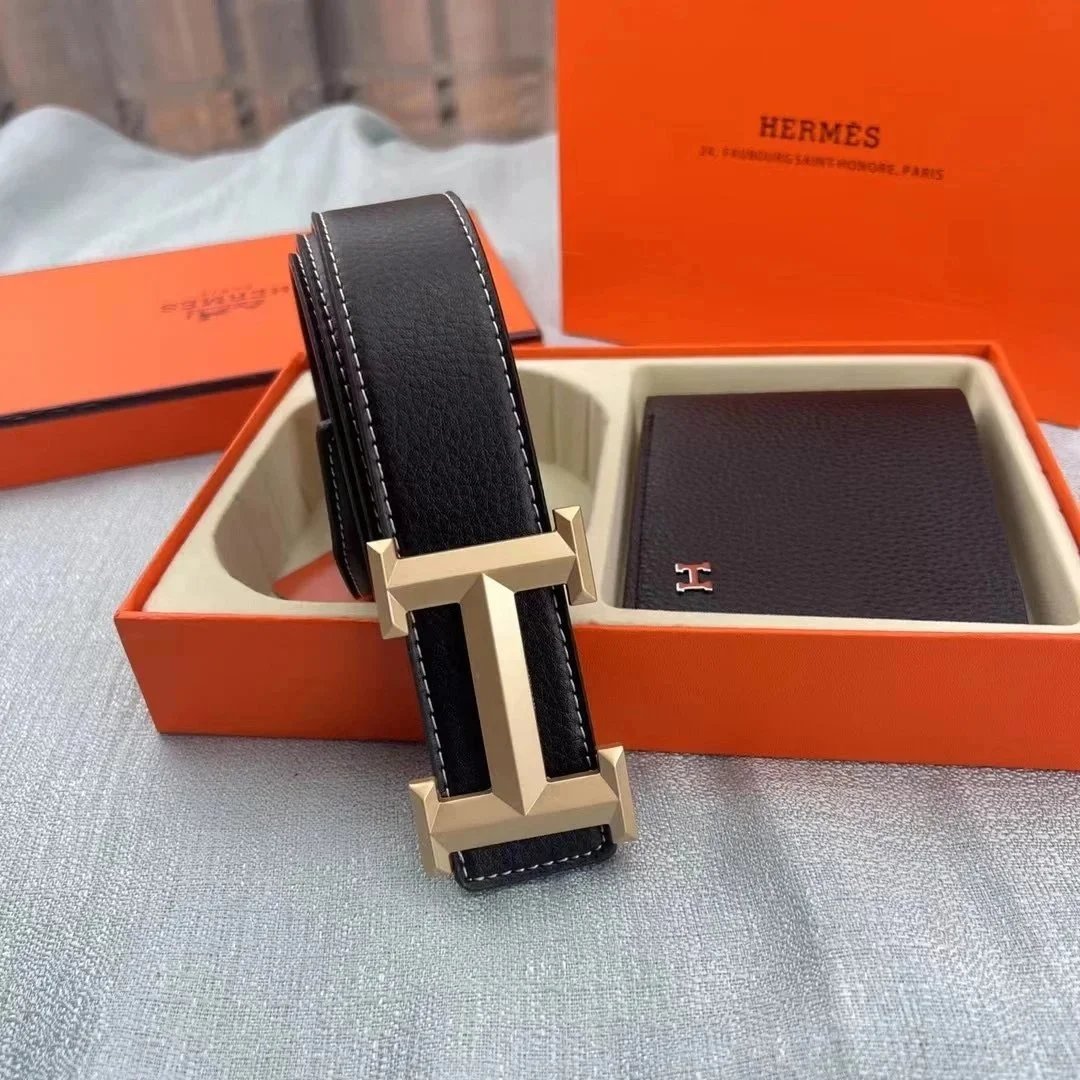 Burberry Hermes Belt - Thumbnail 5