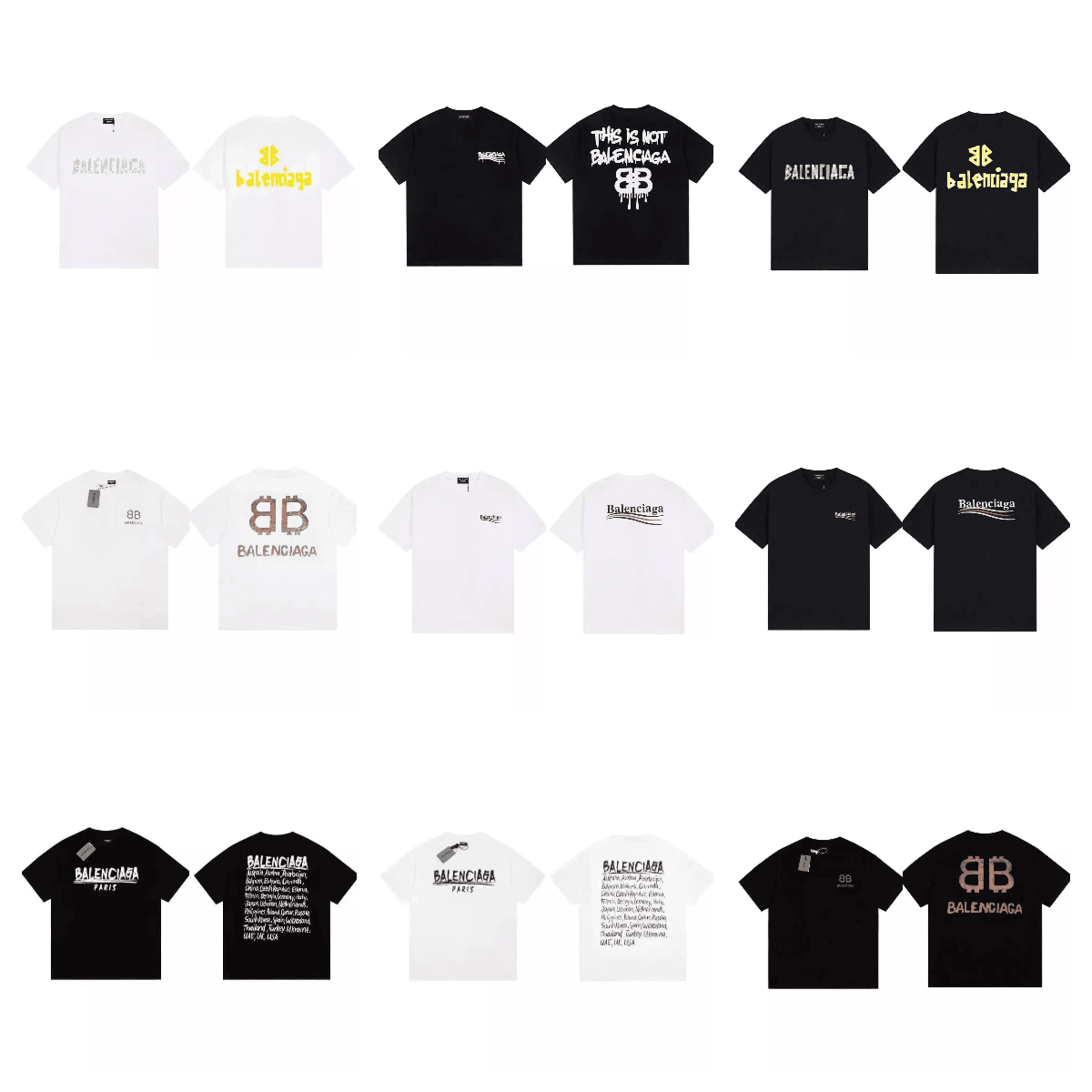 Balenciaga T-shirts（30+tyle）