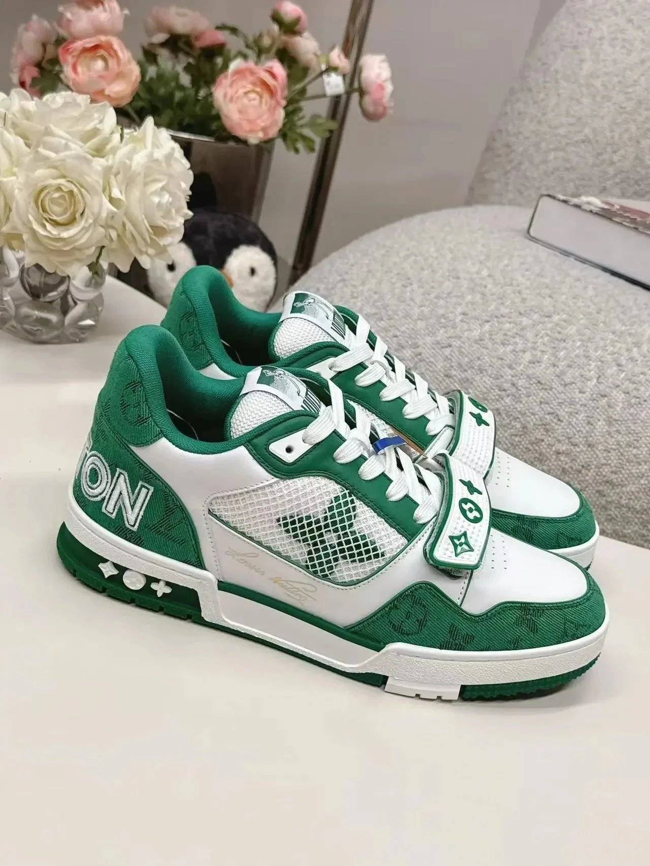 Louis vuitton sneakers LV Trainer Shoes - Thumbnail 10