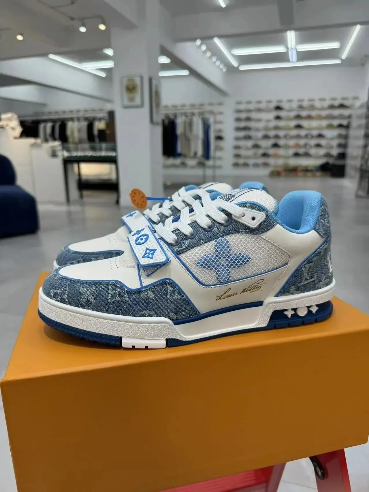 Louis vuitton sneakers LV Trainer Shoes - Thumbnail 11