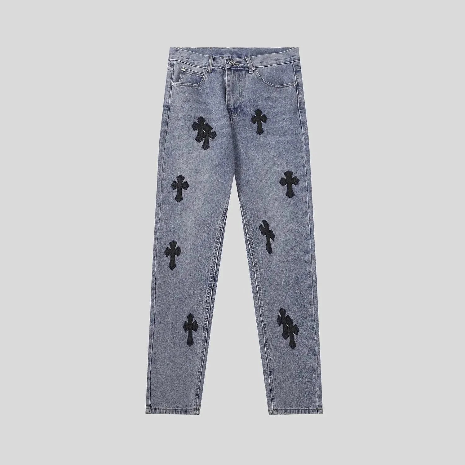 Chrome Hearts Jeans High version ( 38+ styles) - Thumbnail 4