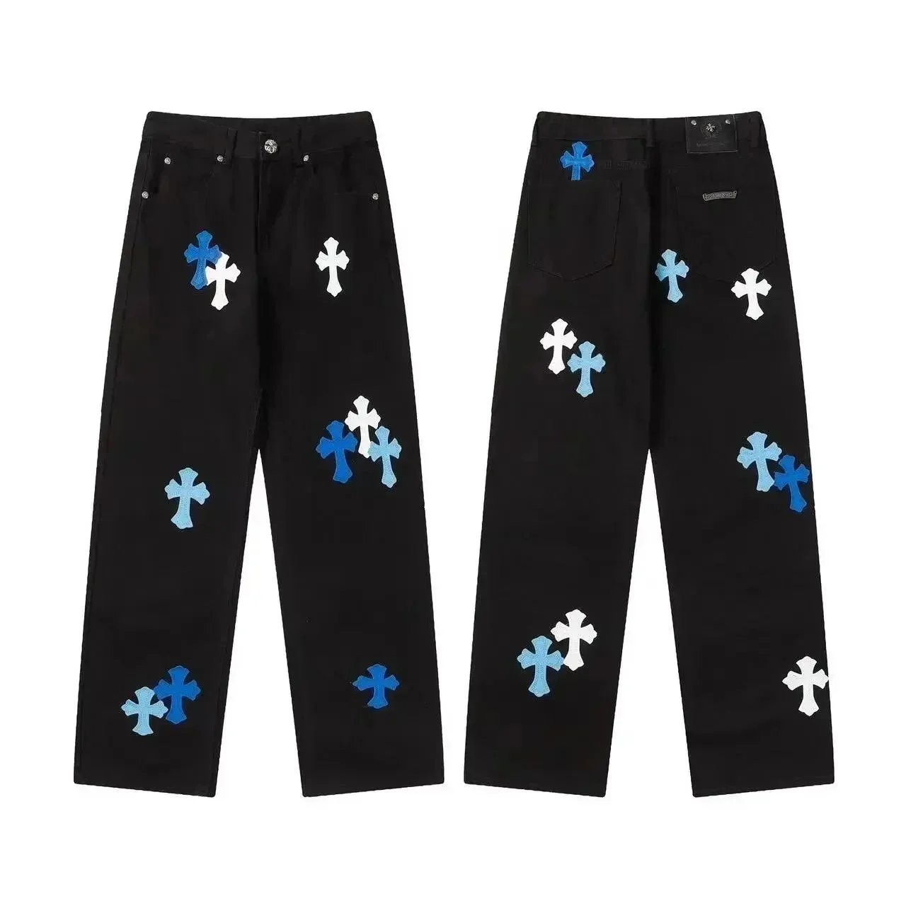 Chrome Hearts Jeans High version ( 38+ styles) - Thumbnail 7