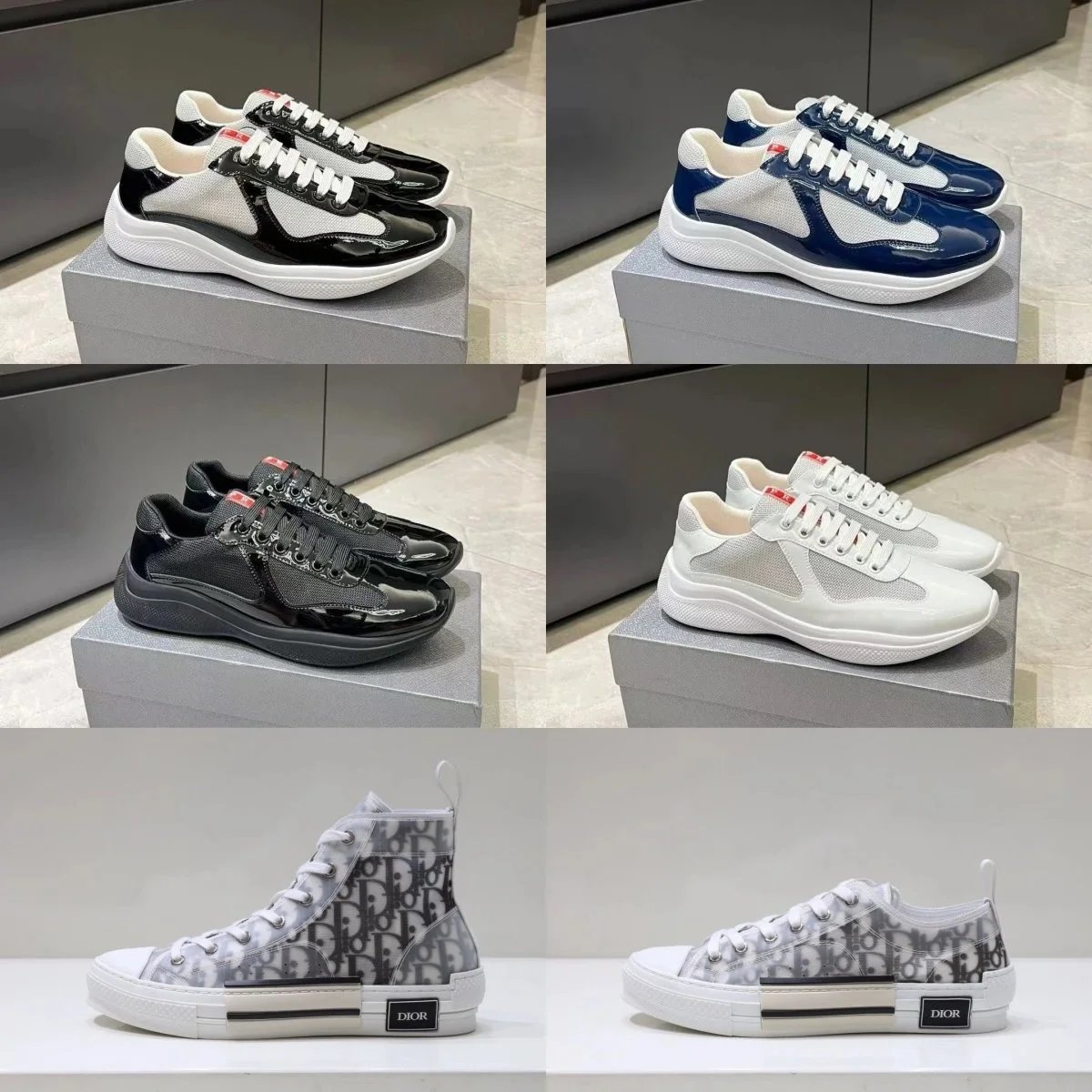 Prada America's Cup / Dior B23 Sneakers