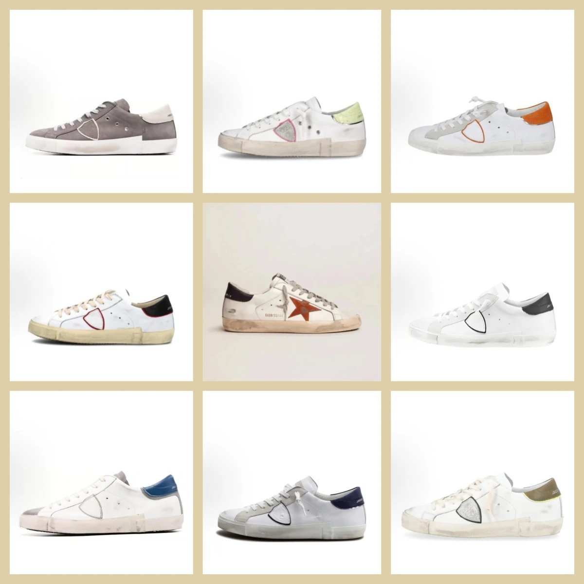 Golden Goose GGDB Super-Star Sneakers [SSTAR/PHILIPPE MODEL Prsx styles]