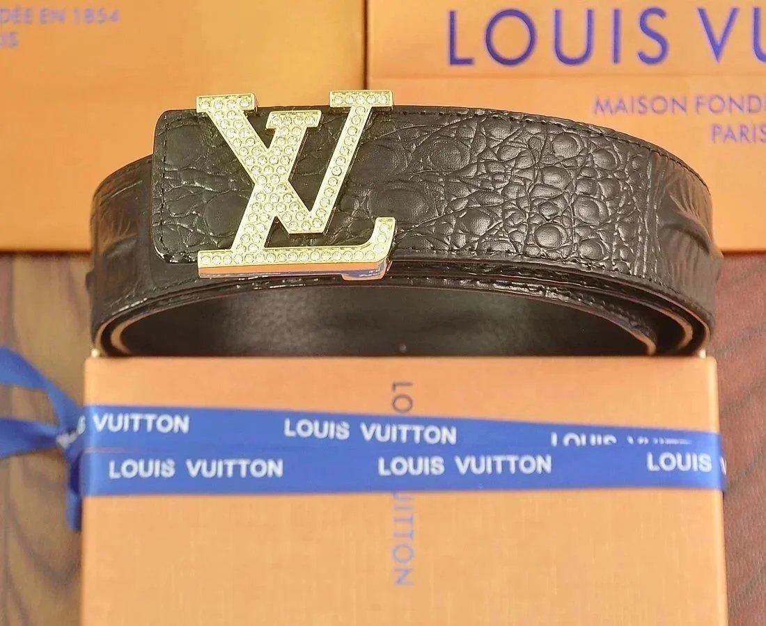 Louis Vuitton Damier Ebene & Monogram Belt [Multiple Styles] - Thumbnail 12