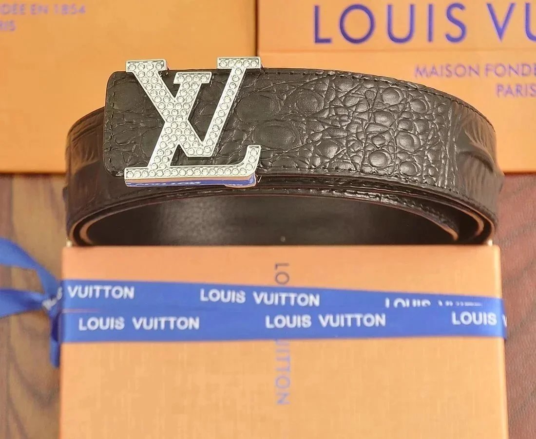 Louis Vuitton Damier Ebene & Monogram Belt [Multiple Styles] - Thumbnail 13