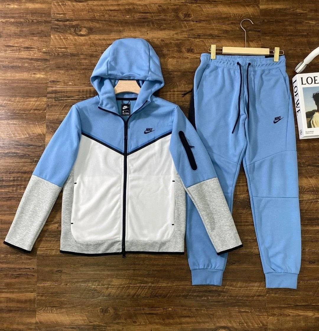 Nike Tech Fleece Hoodie & Pants Set - Thumbnail 8
