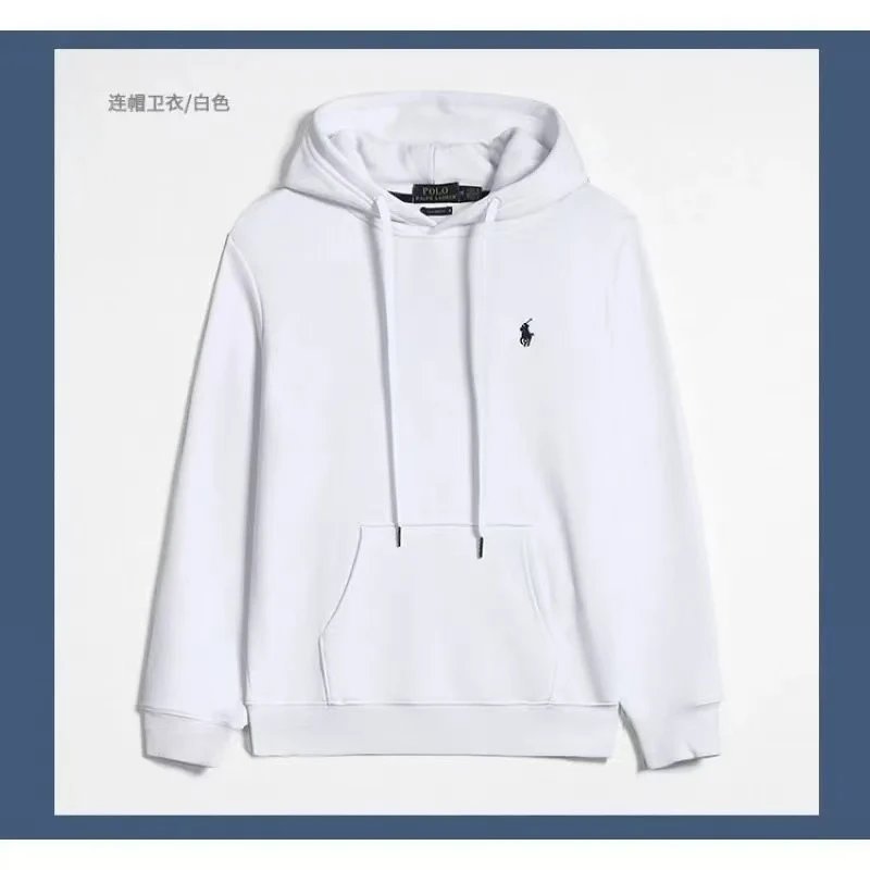 Ralph Lauren Polo Hoodie Sweatshirt [Grey] - Thumbnail 10