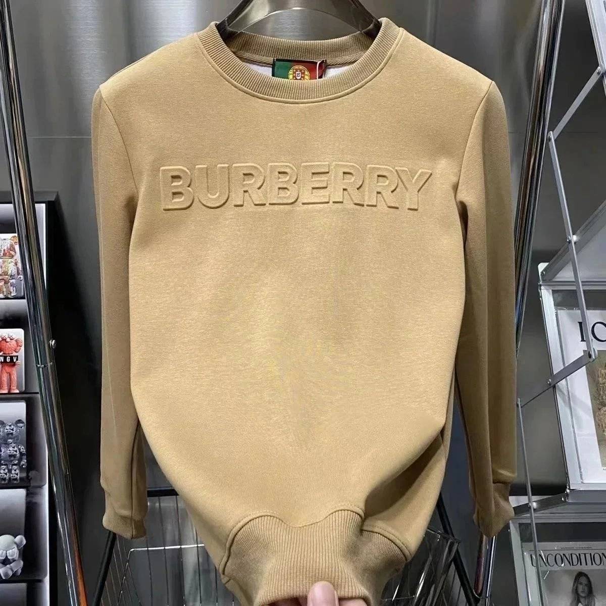BURBERRY Embossed Logo Sweatshirt [High Quality] - Thumbnail 5