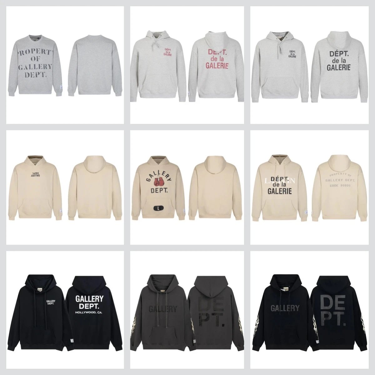 GALLERY DEPT. Hoodies [Multiple Designs & Colors]