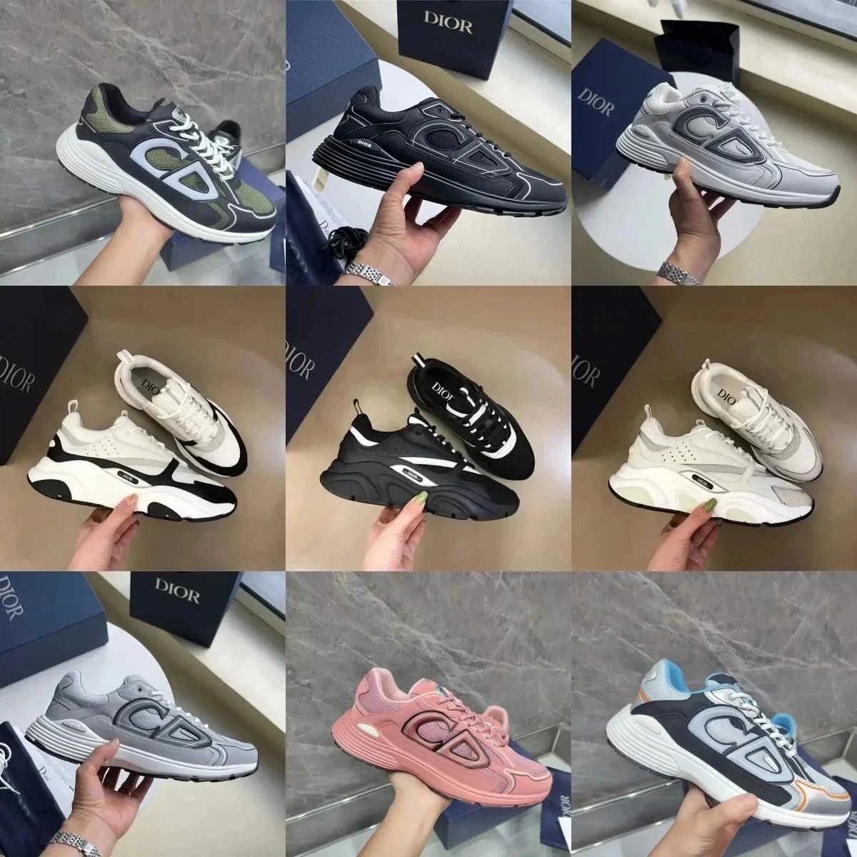 Dior B30 Mesh Sneakers