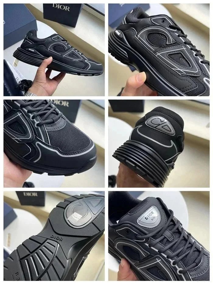 Dior B30 Mesh Sneakers [High Quality] - Thumbnail 5