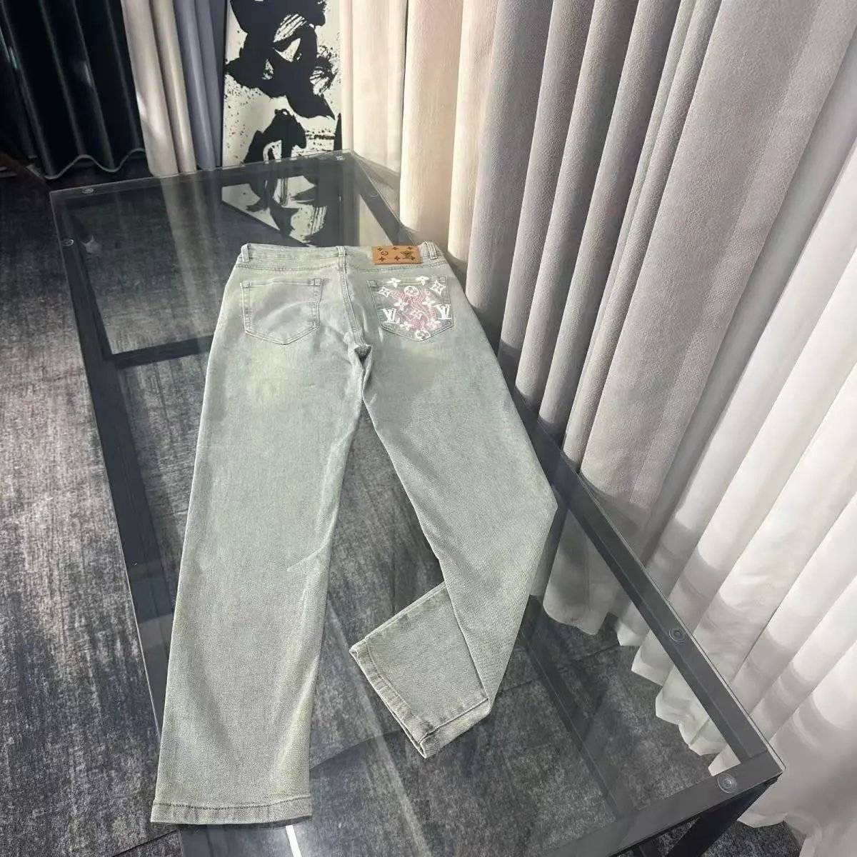 Louis Vuitton Monogram Jeans [Top Quality - Thumbnail 8