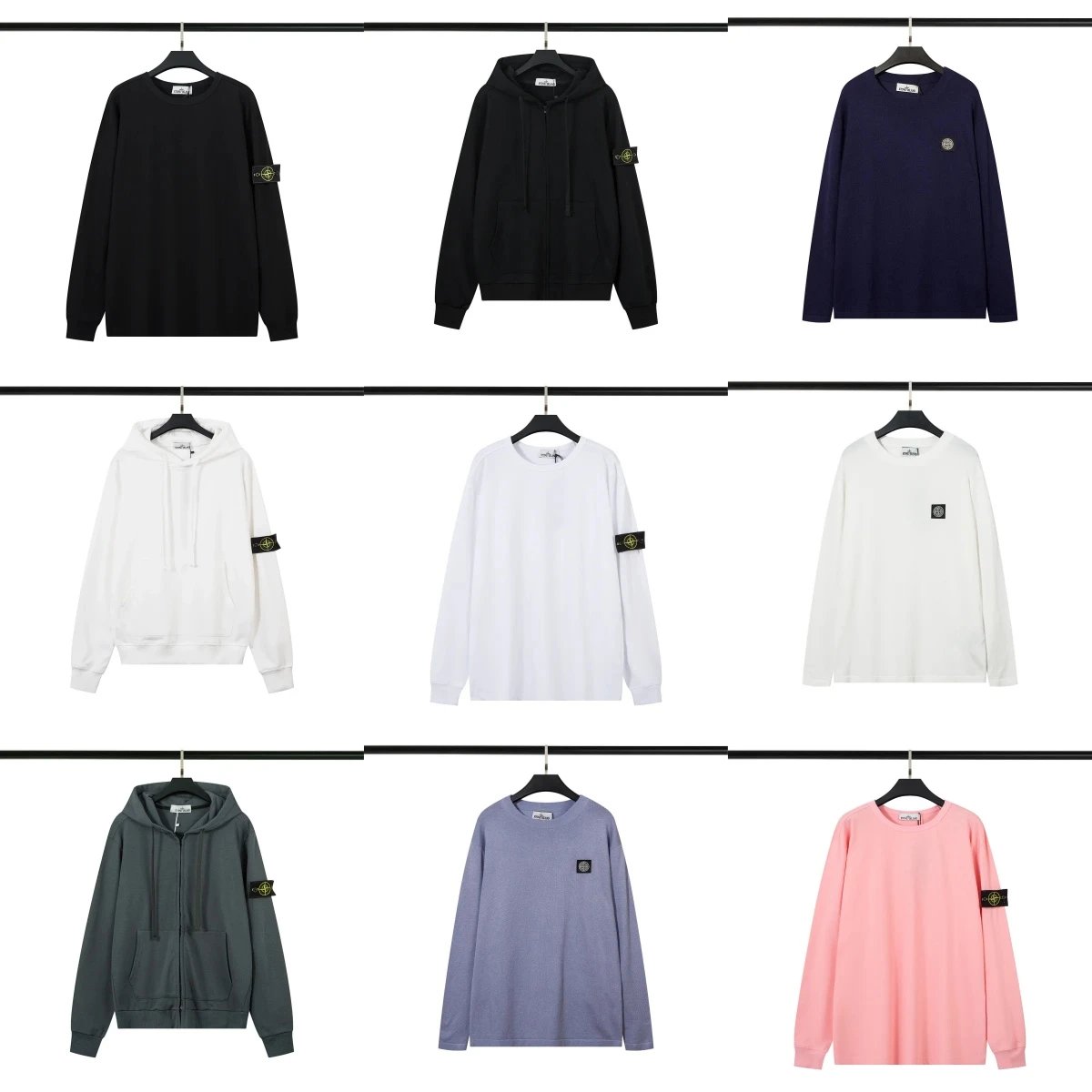 STONE ISLAND Hoodie [9 Styles Available]