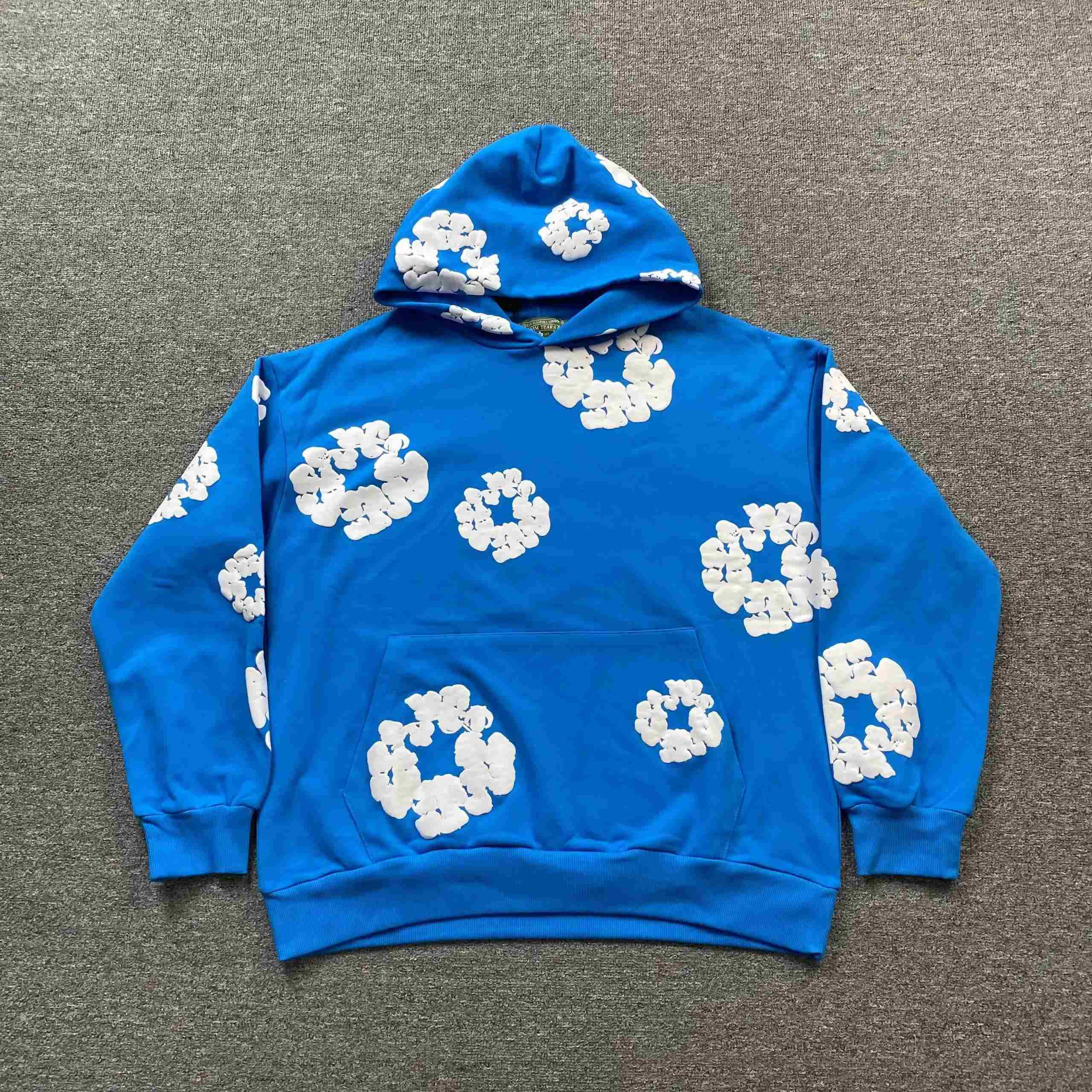 Denim Tears Flower Print Hoodie/Pants Set - Thumbnail 6