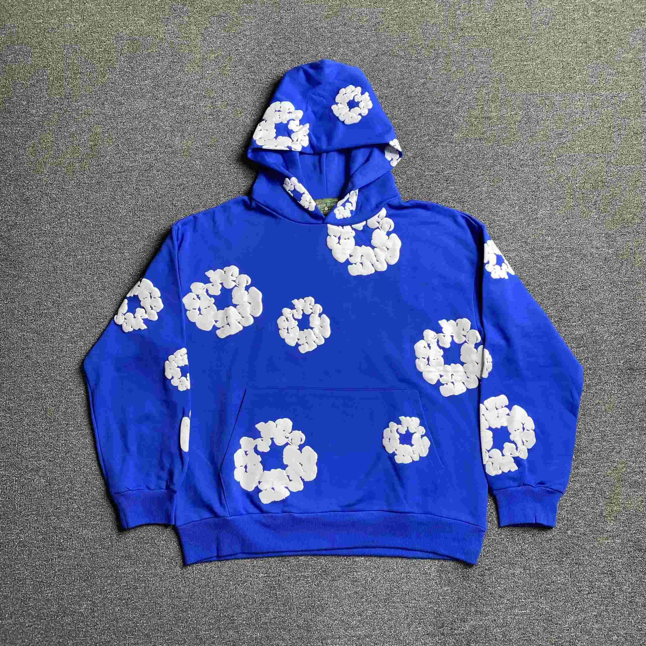 Denim Tears Flower Print Hoodie/Pants Set - Thumbnail 8