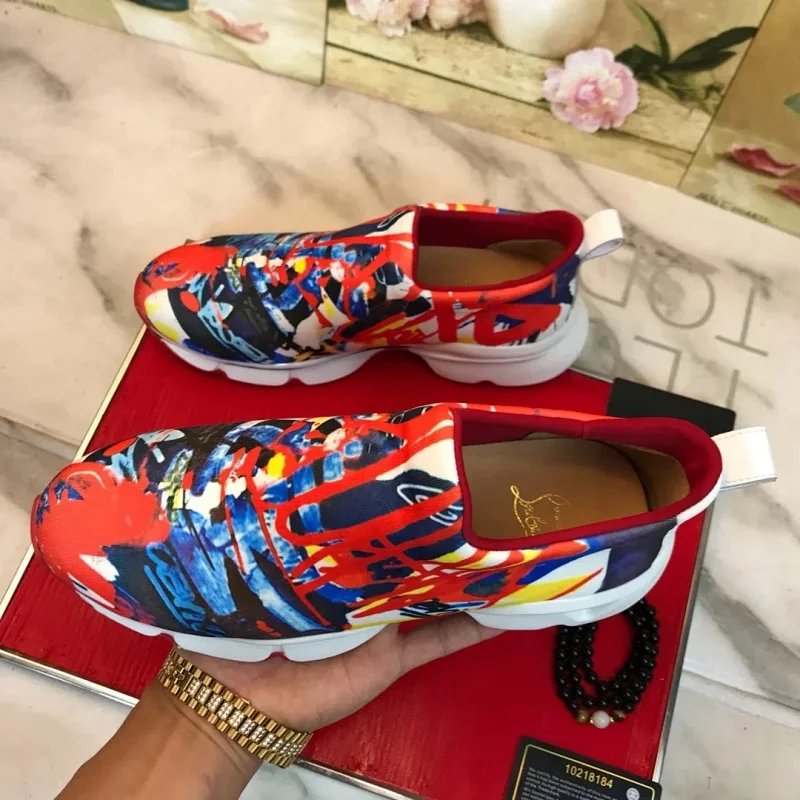 Christian Louboutin Louis Junior Spikes Sneakers - Thumbnail 15