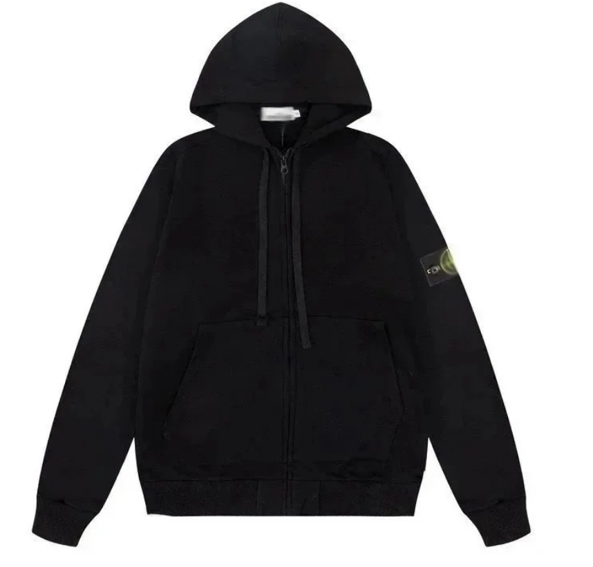 Stone Island Ribbed Zip-Up Sweater - Thumbnail 7